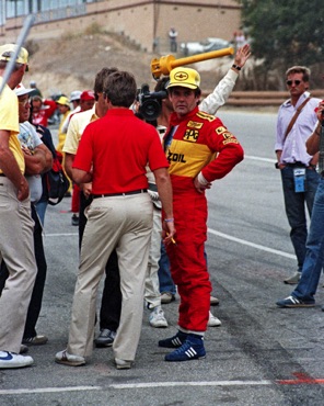 Al Unser Sr. in the Pits
