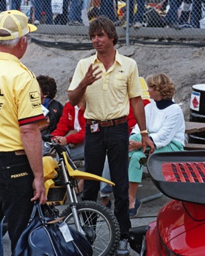 Rick Mears in the Paddock