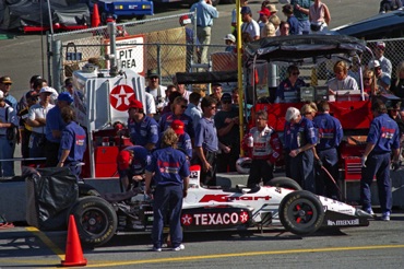 1994 - Mario Andretti in the Newman Haas Pit